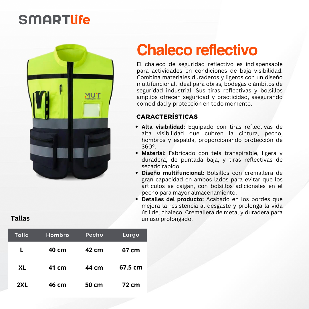Chaleco Reflectivo MUT