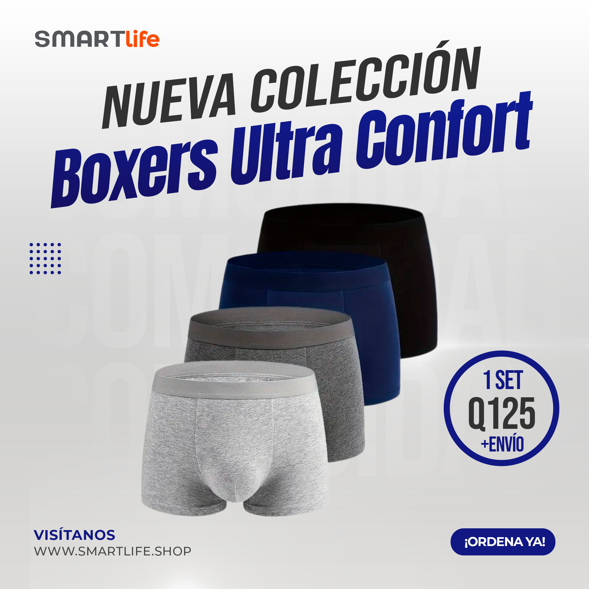 Set de Bóxers de Ultra Confort
