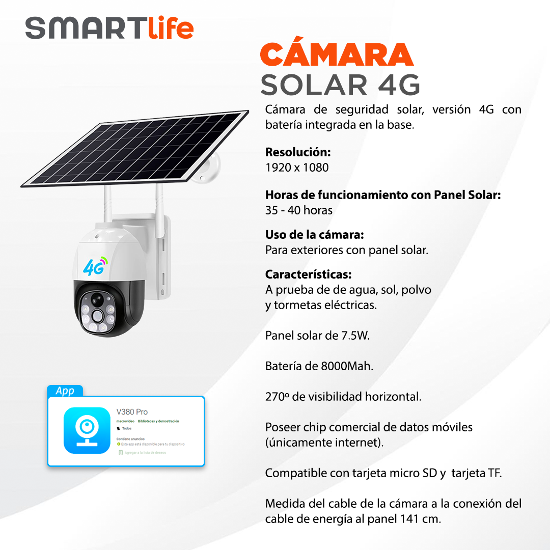 Cámara Solar 4G