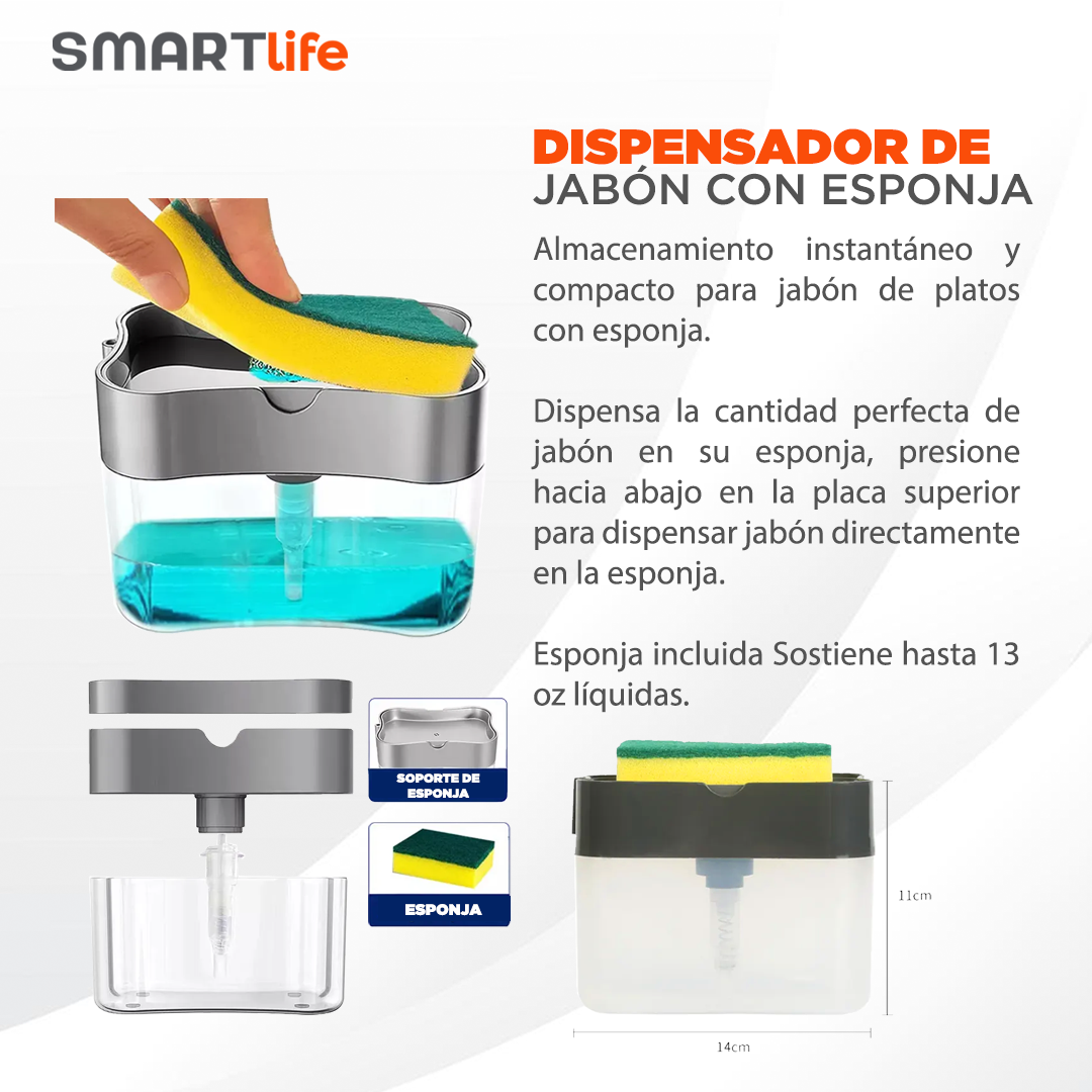 3 Dispensadores de jabón de esponja