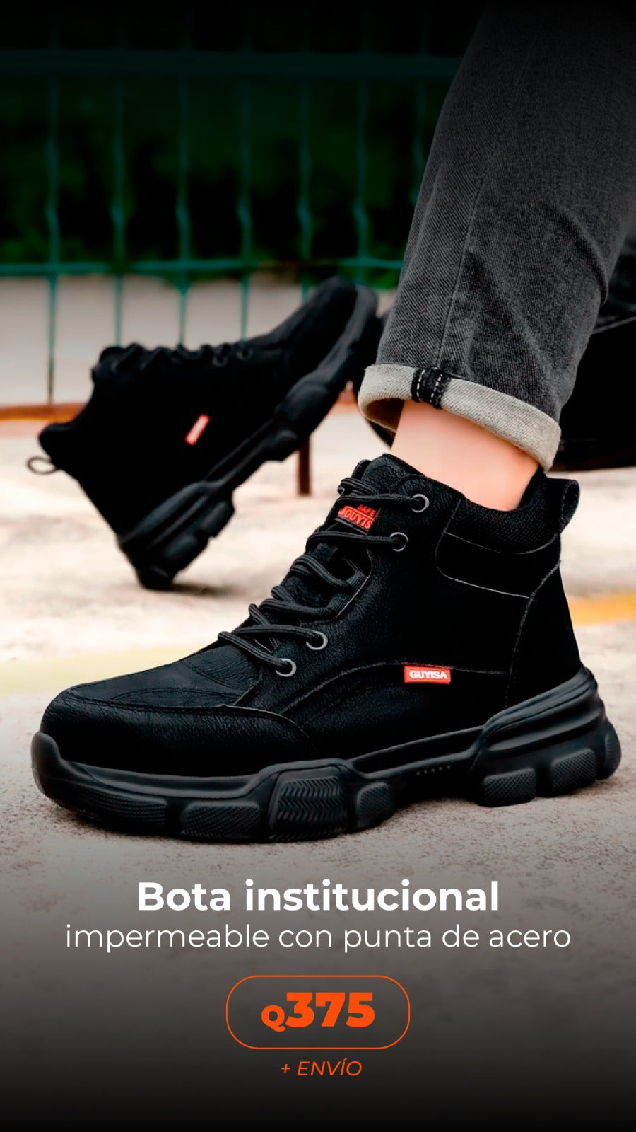 Bota de seguridad Institucional MUT Impermeable