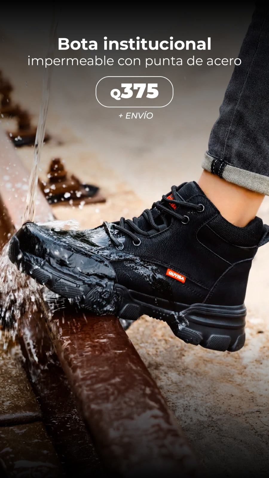 Bota de seguridad Institucional MUT Impermeable