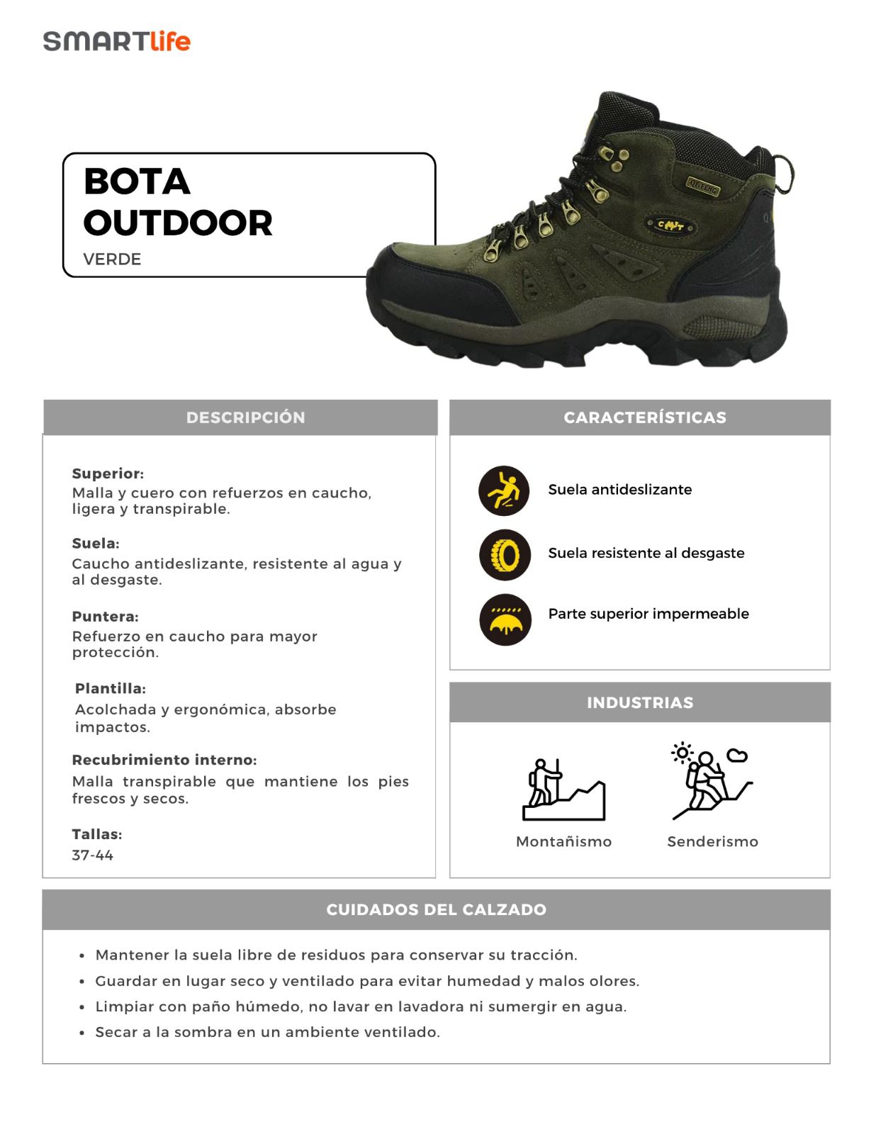 Bota Nomad Outdoor