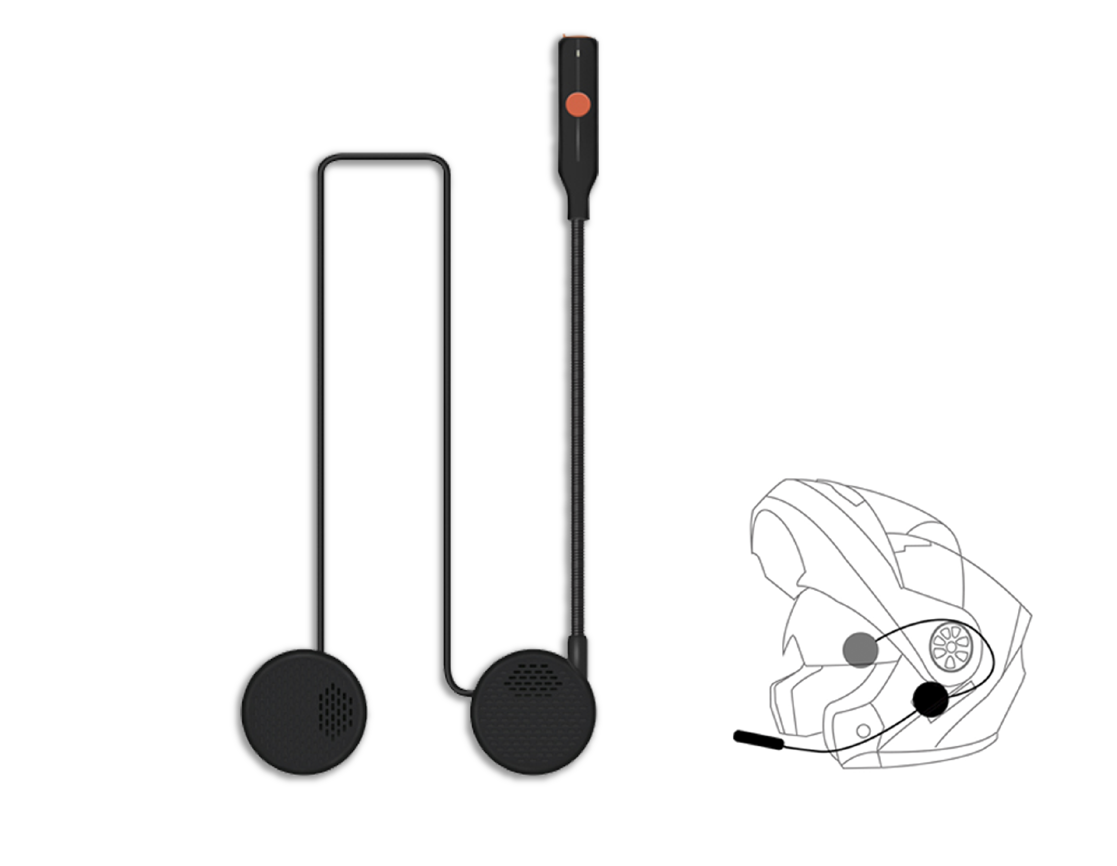 Auriculares para Casco de Moto