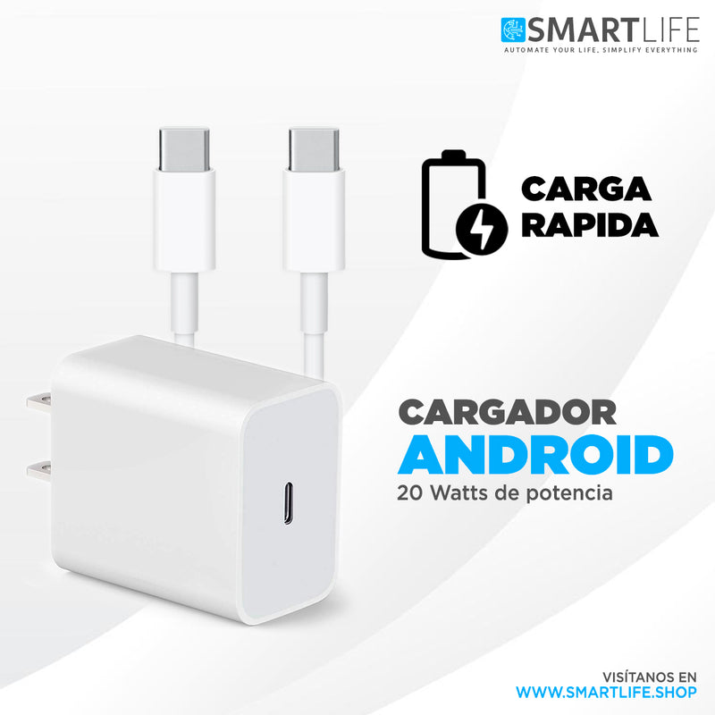 Cargador Android tipo C - SmartLife Guatemala