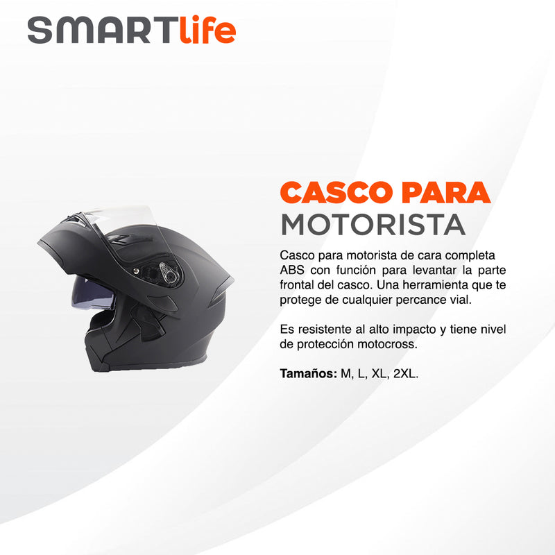 Casco de Motorista (Modelo 2) - SmartLife Guatemala