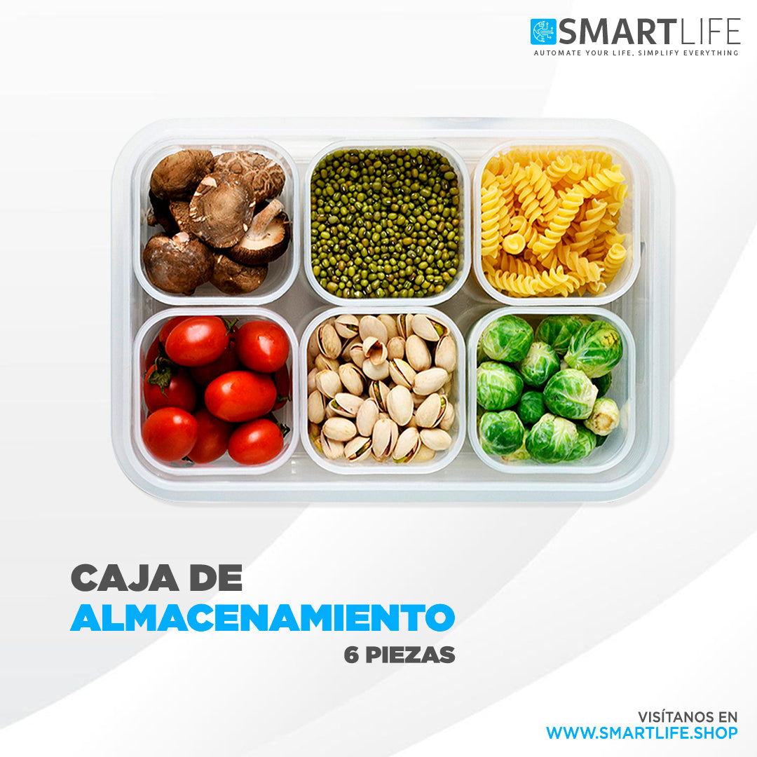 Caja de Almacenamiento (6 piezas) - SmartLife Guatemala