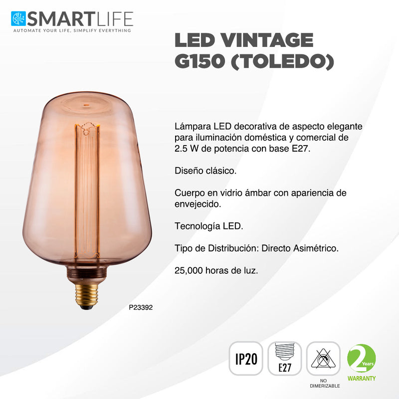 SYLVANIA LED TOLEGO VINTAGE G150 - SmartLife Guatemala
