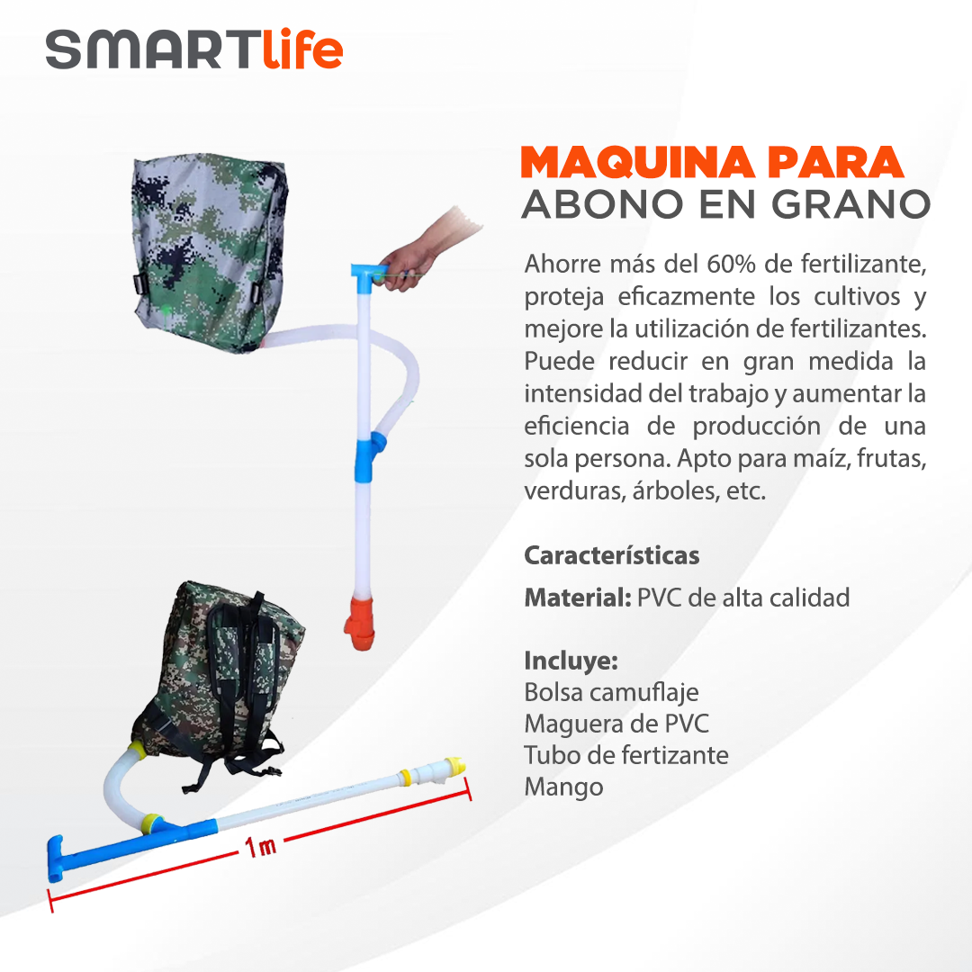 Máquina para abono en grano
