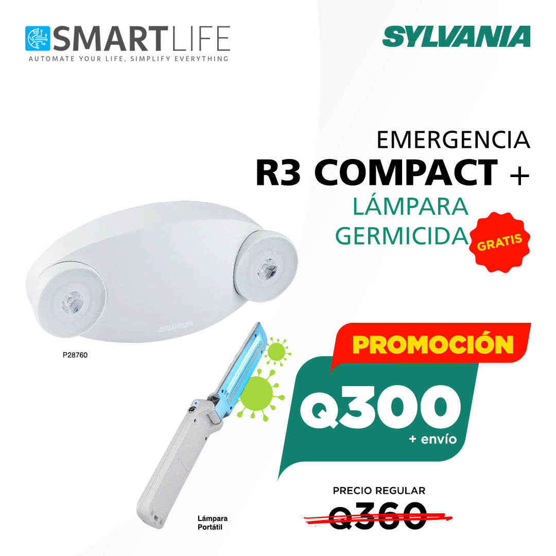 SYLVANIA LED DE EMERGENCIA R3 COMPACT - SmartLife Guatemala