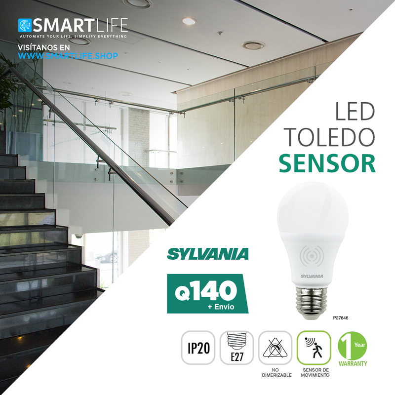 SYLVANIA LED TOLEDO DE SENSOR - SmartLife Guatemala