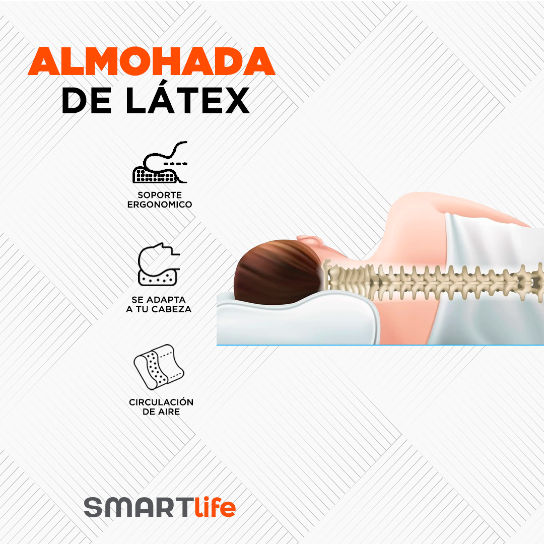 Almohada de látex natural