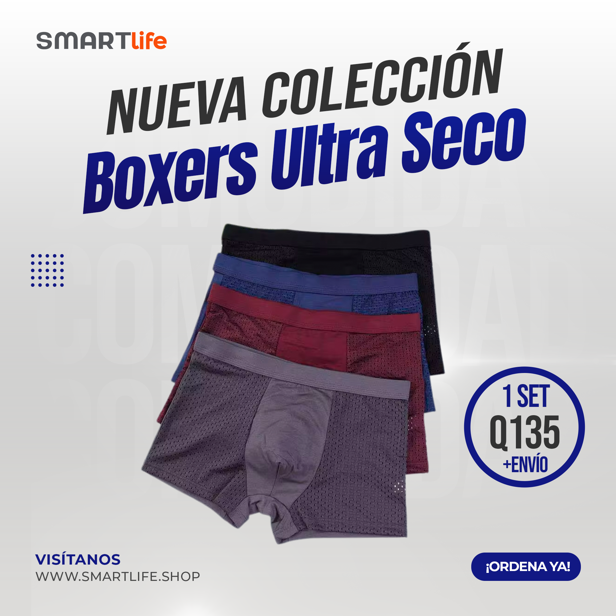 Set de Bóxers de Ultra Seco