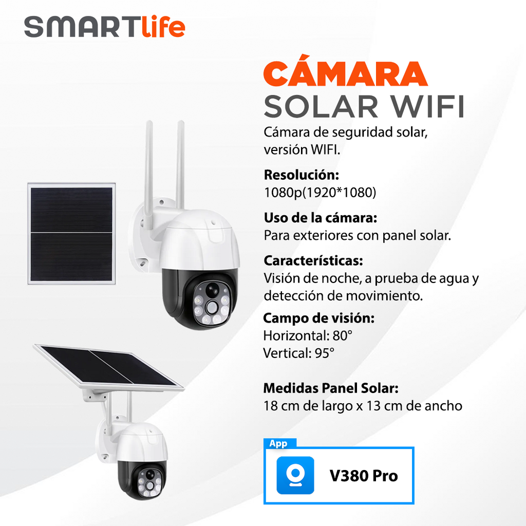 La cámara de vigilancia con panel solar para viviendas vacías: ahorra luz y  manda avisos al móvil sin necesidad del WiFi