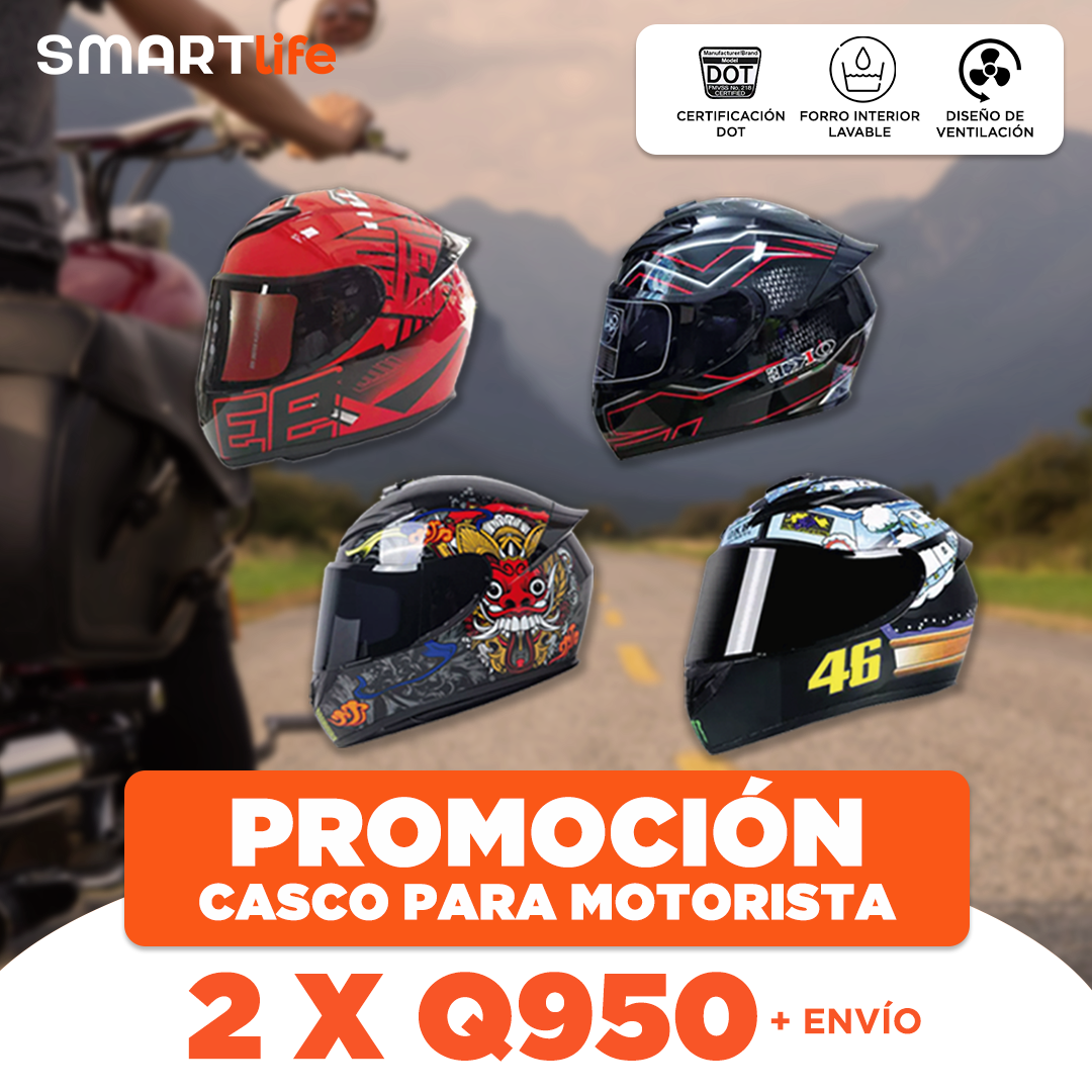 Cascos de Motorista (Modelo 1)