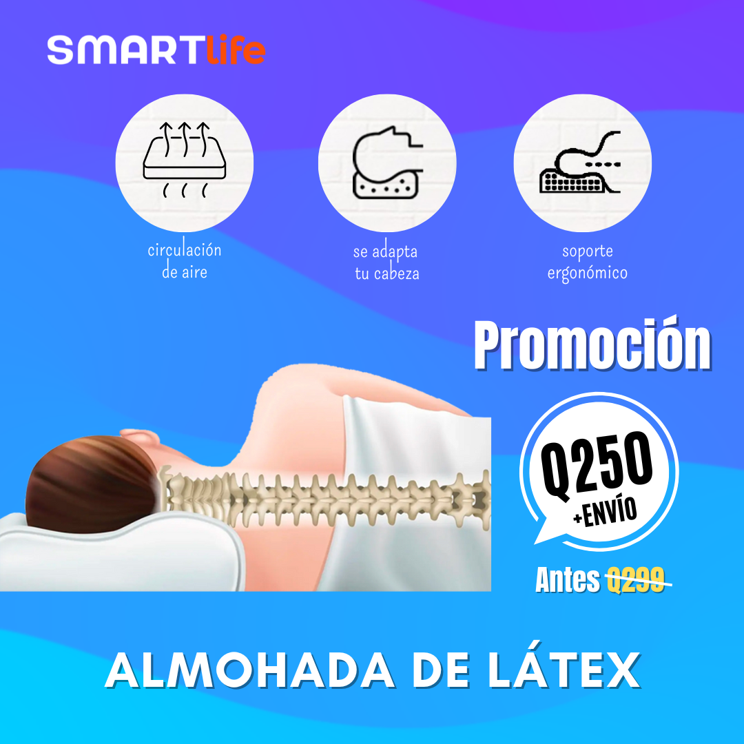 Almohada de látex natural