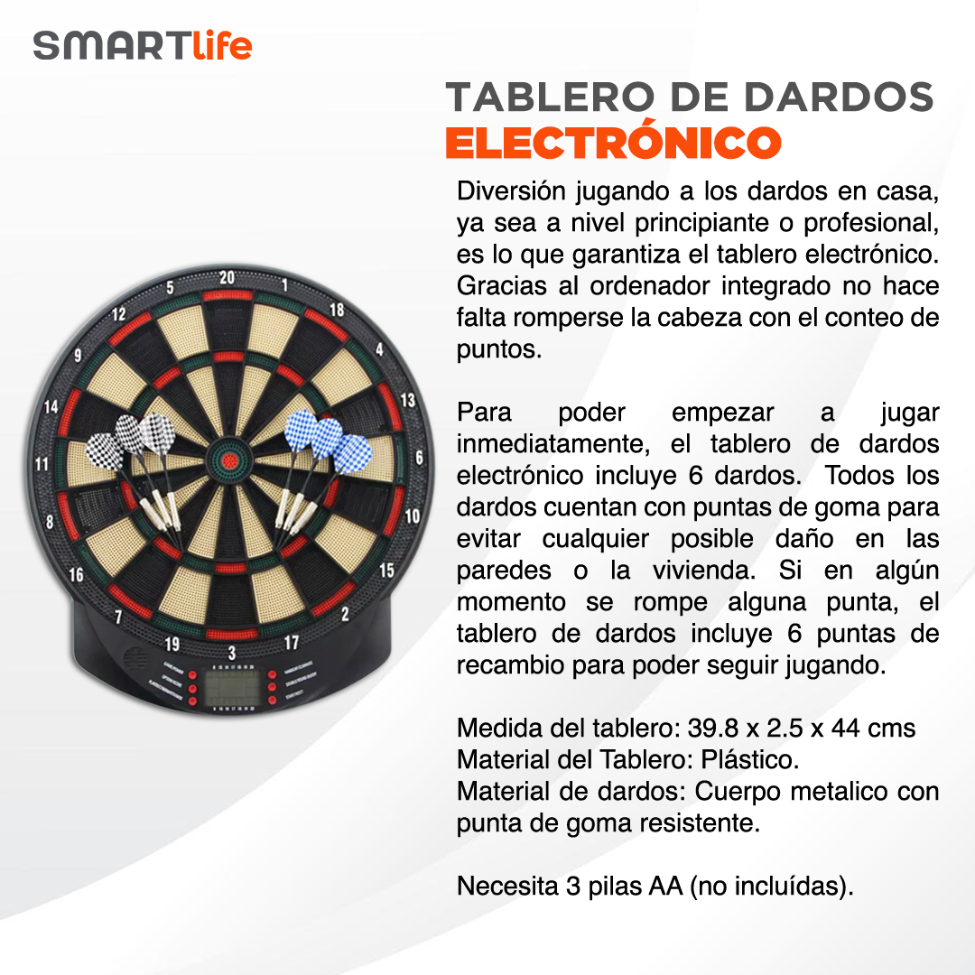 Tablero de dardos electrónico