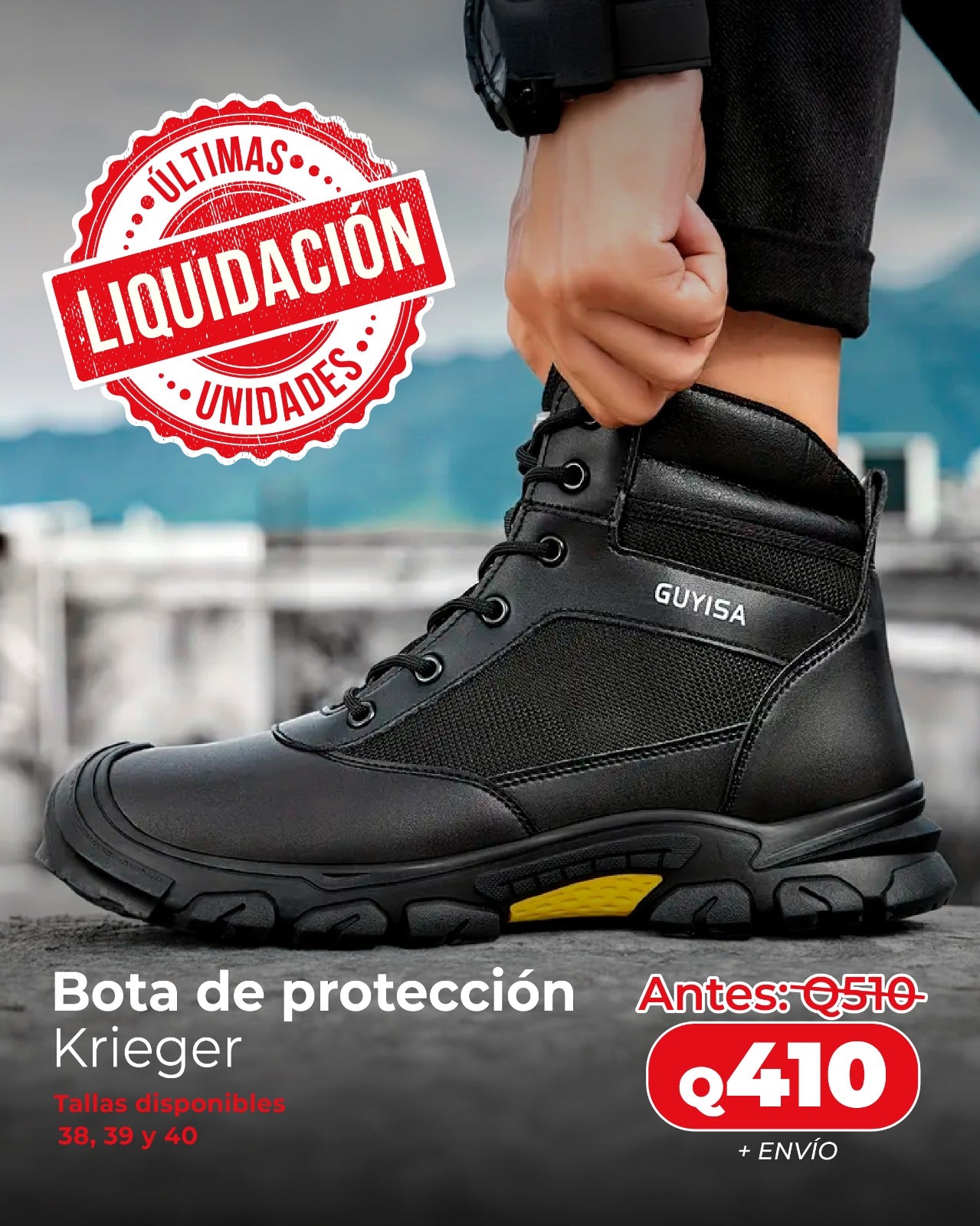 Botas de Construcción MUT Krieger seguridad industrial