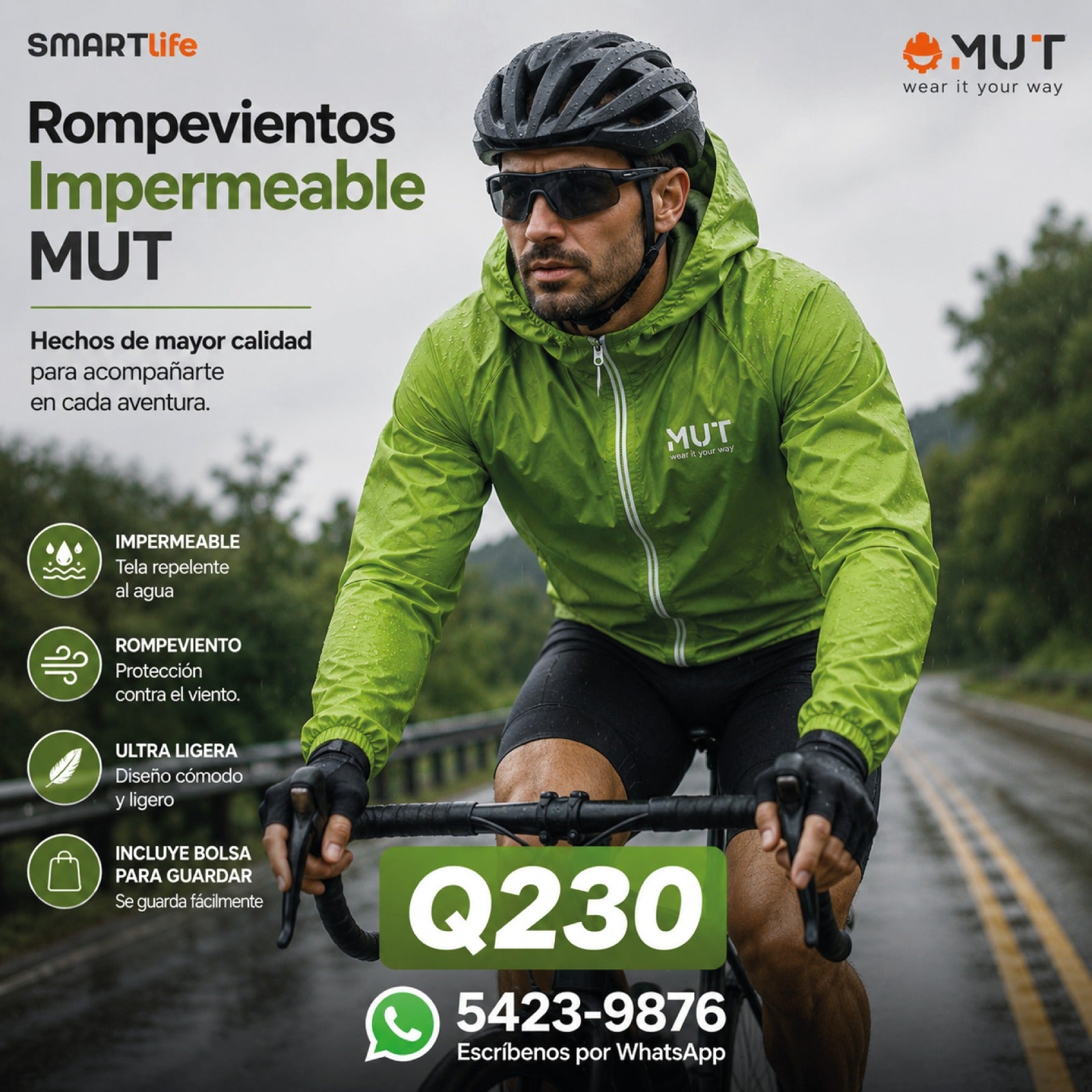 Rompevientos Impermeable MUT 2026