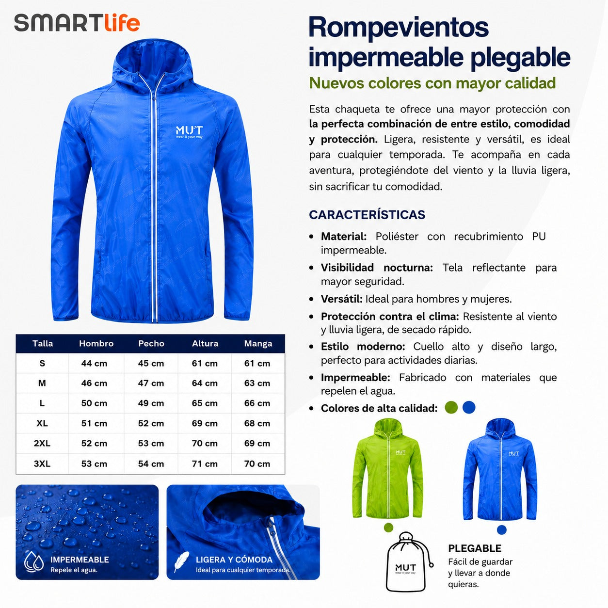 Rompevientos Impermeable MUT 2026