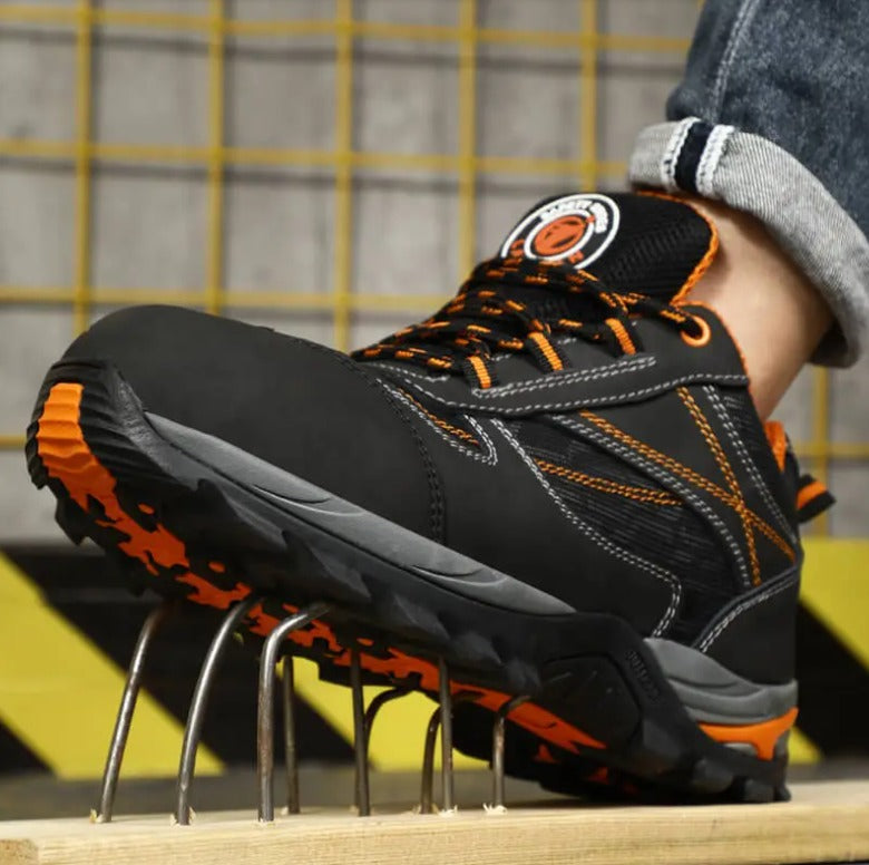 Botas De Seguridad Para Hombre LARNMERN Zapatos De Trabajo Para