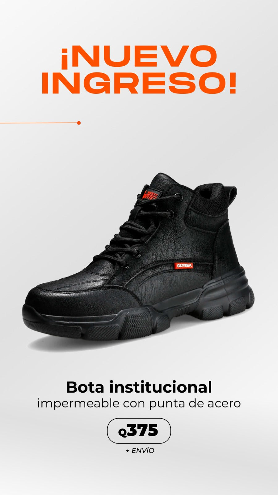 Bota de seguridad Institucional MUT Impermeable
