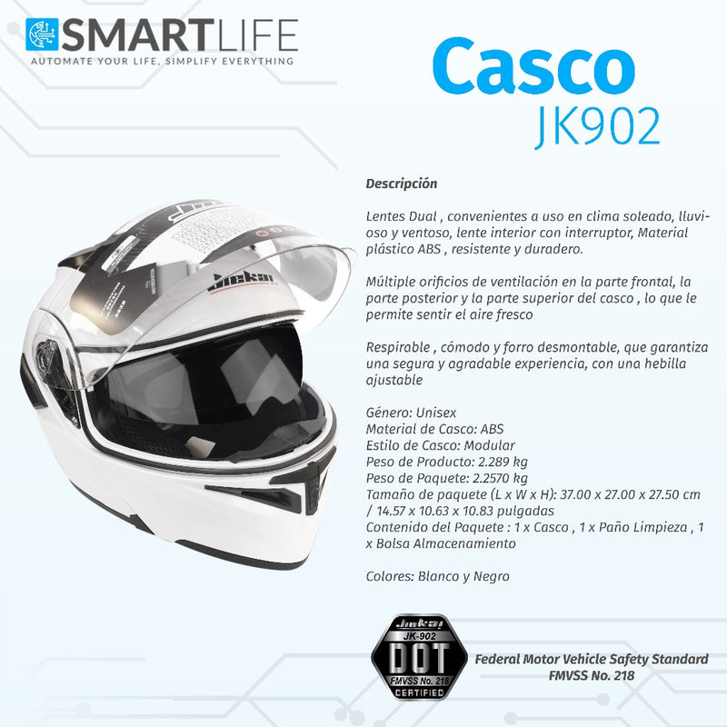 Casco para Motorista - SmartLife Guatemala
