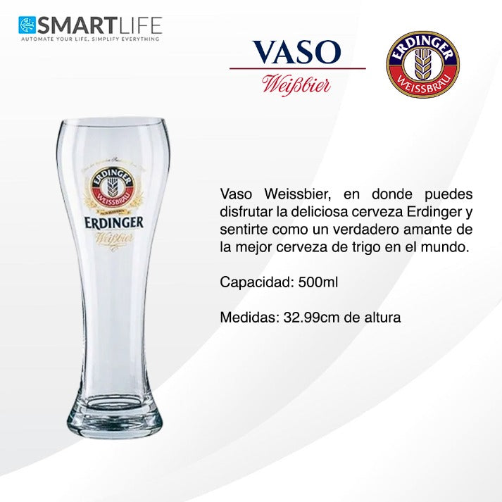 Vaso Cervecero Erdinger - SmartLife Guatemala