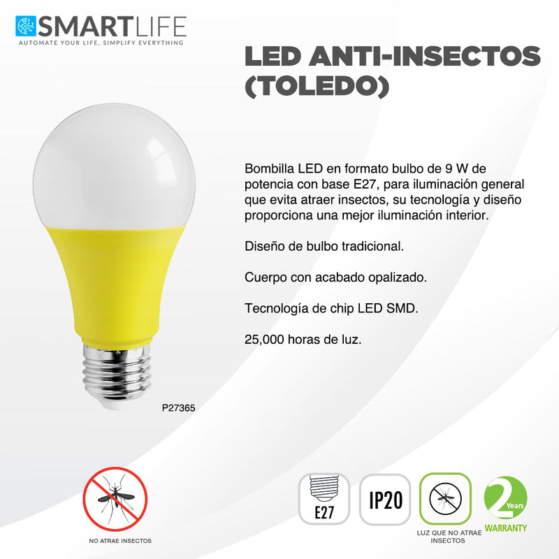 SYLVANIA LED TOLEDO ANTI-INSECTOS - SmartLife Guatemala