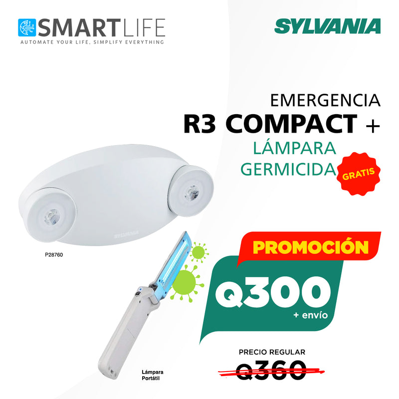 SYLVANIA LED DE EMERGENCIA R3 COMPACT - SmartLife Guatemala