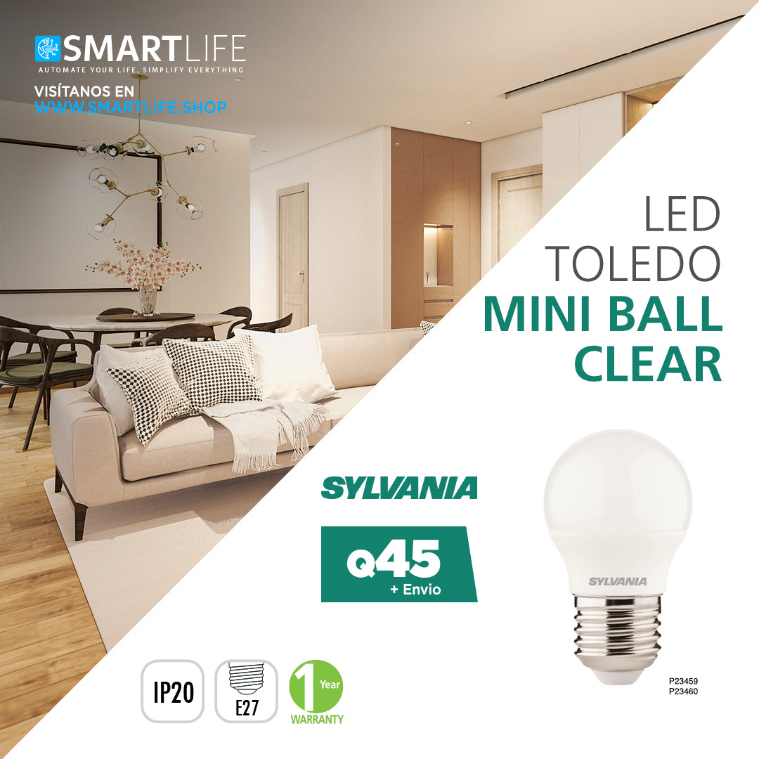 SYLVANIA LED TOLEDO MINI BALL CLEAR - SmartLife Guatemala